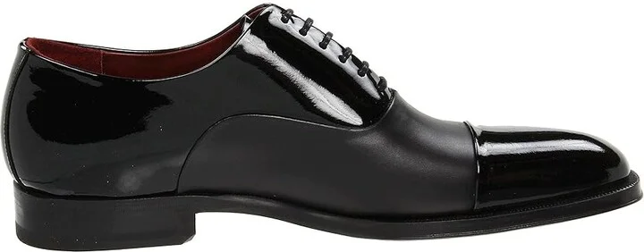 Magnanni Cesar Men's Lace Up Cap Toe Shoes Black : 9 M, Leather - Image 8