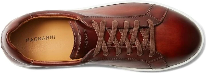 Magnanni Costa Lo Men's Lace up casual Shoes Cognac : 11.5 M, Leather - Image 2