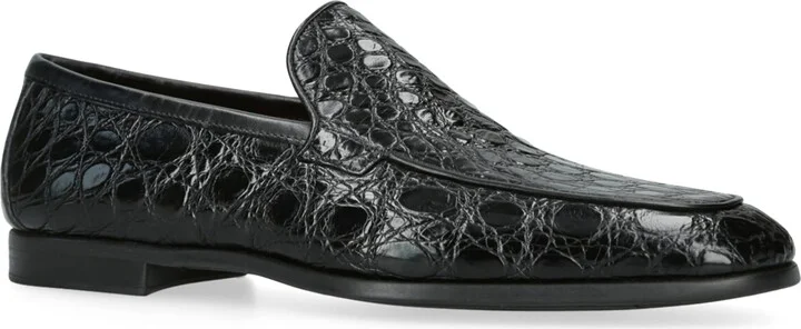 Magnanni Crocodile Leather Aston Loafers - Image 3