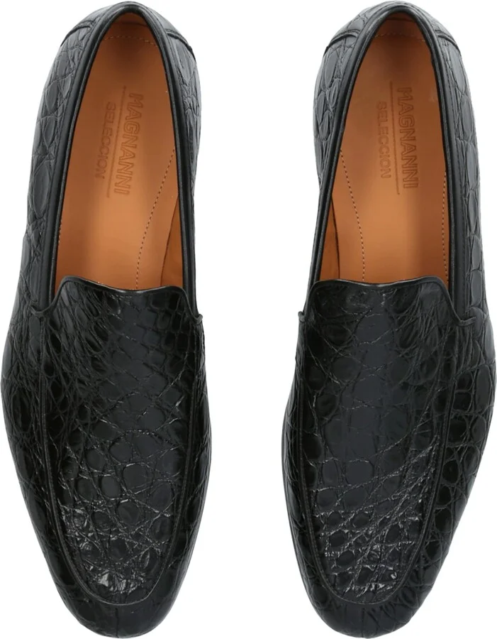 Magnanni Crocodile Leather Aston Loafers - Image 4