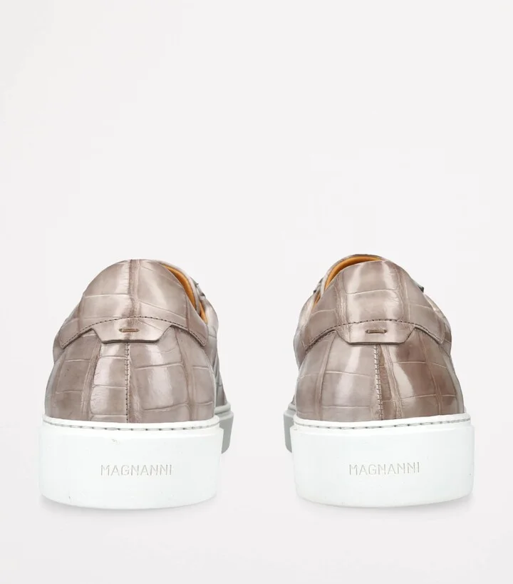 Magnanni Crocodile Leather Lotto Sneakers - Image 2