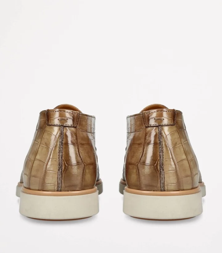 Magnanni Crocodile Pariaso Mid-Top Loafers - Image 2