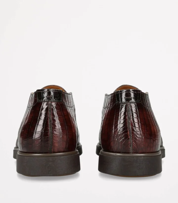 Magnanni Crocodile Pariaso Mid-Top Loafers - Image 2