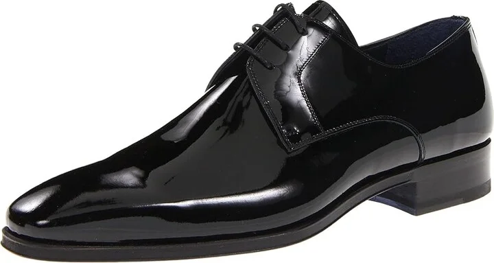 Magnanni Dante Men's Lace up casual Shoes Black Patent : 8 M, Leather - Image 2