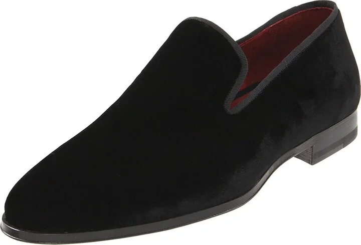 Magnanni Dorio Men's Slip on Shoes Black : 7 M, Velvet - Image 2