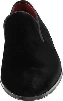 Magnanni Dorio Men's Slip on Shoes Black : 7 M, Velvet - Image 6