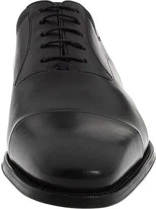 Magnanni Federico Men's Lace Up Cap Toe Shoes Black : 7.5 M, Leather - Image 6