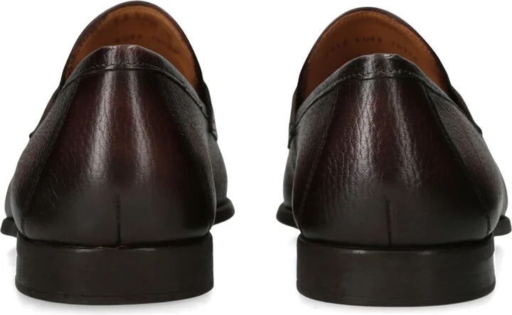 Magnanni Grained-Leather Diezma Loafers - Image 2
