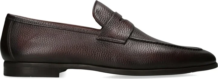 Magnanni Grained-Leather Diezma Loafers