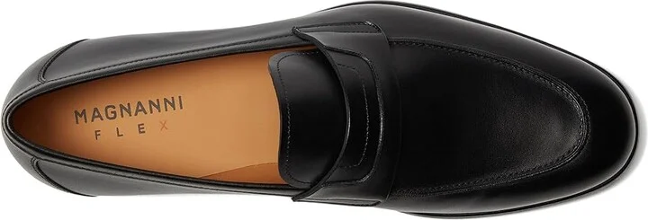 Magnanni Keagan Penny Men's Lace-up Boots Black : 7.5 M, Leather/Rubber - Image 2