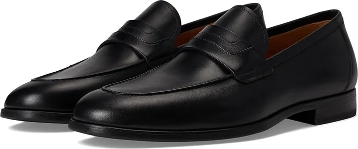 Magnanni Keagan Penny Men's Lace-up Boots Black : 7.5 M, Leather/Rubber