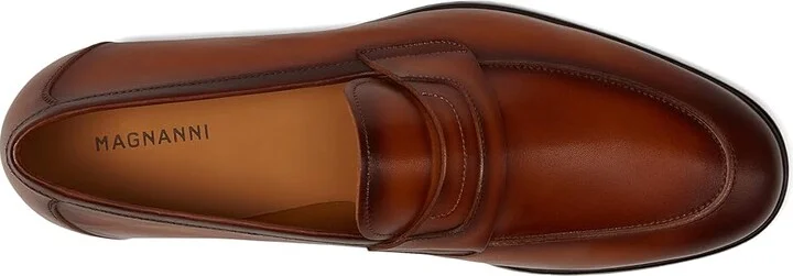 Magnanni Keagan Penny Men's Lace-up Boots Cuero/Mid Brown : 9.5 M, Leather/Rubber - Image 2