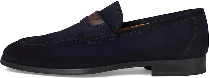Magnanni Keagan Penny Men's Lace-up Boots Navy/Brown Suede : 10 M, Leather/Rubber - Image 6