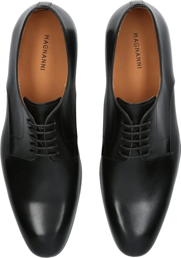 Magnanni Leather Derby Shoes - Image 4