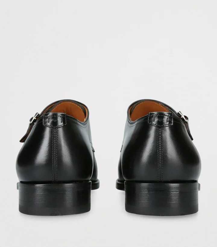 Magnanni Leather Double Monk Shoes - Image 2