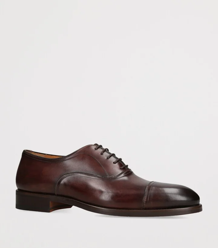 Magnanni Leather Flex Oxford Shoes - Image 3