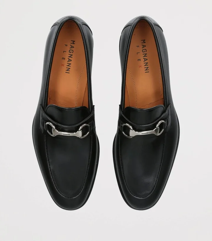 Magnanni Leather Hendidos Horsebit Loafers - Image 4