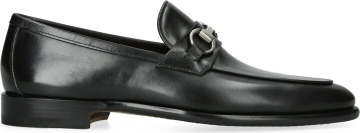 Magnanni Leather Hendidos Horsebit Loafers