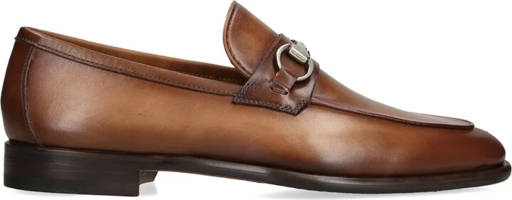 Magnanni Leather Hendidos Horsebit Loafers
