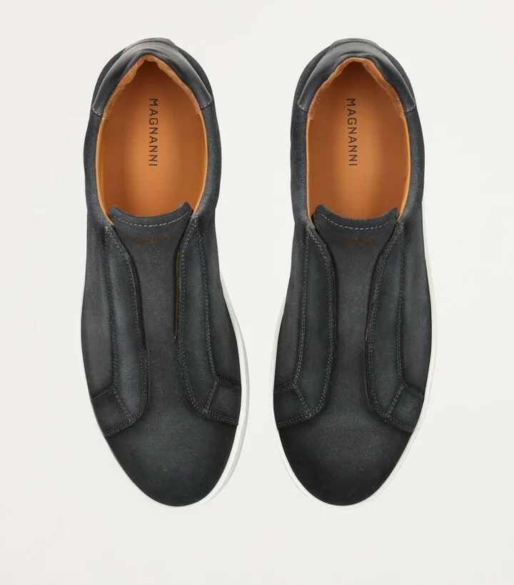 Magnanni Leather Laceless Sneakers - Image 4