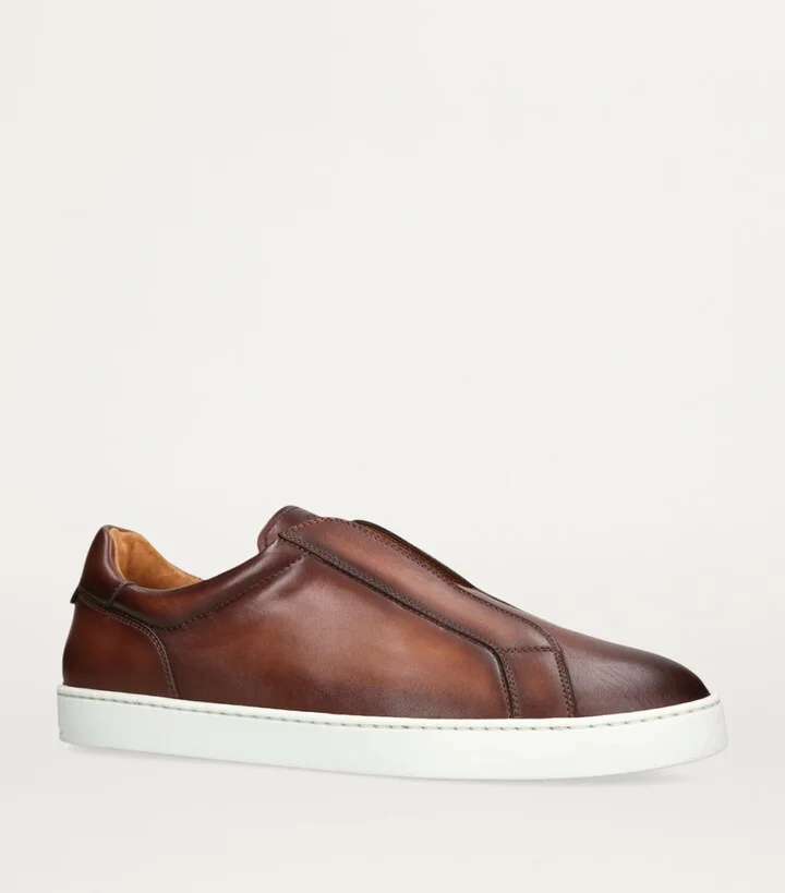 Magnanni Leather Laceless Sneakers - Image 3