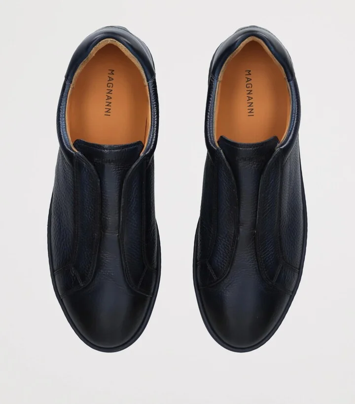 Magnanni Leather Laceless Sneakers - Image 4