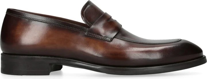 Magnanni Leather Madison Penny Loafers