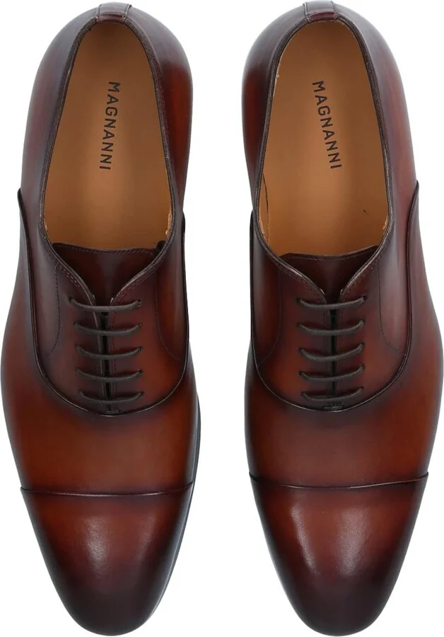 Magnanni Leather Oxford Shoes - Image 4