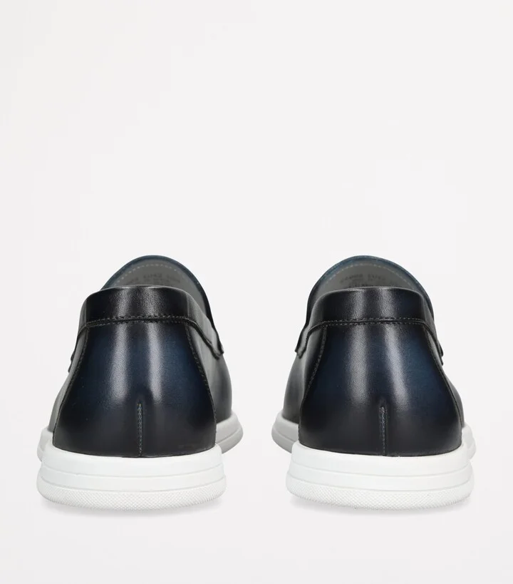 Magnanni Leather Slip-On Loafers - Image 2