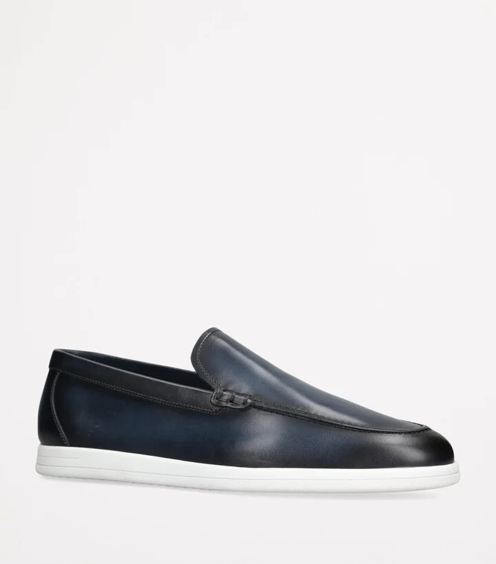 Magnanni Leather Slip-On Loafers - Image 3