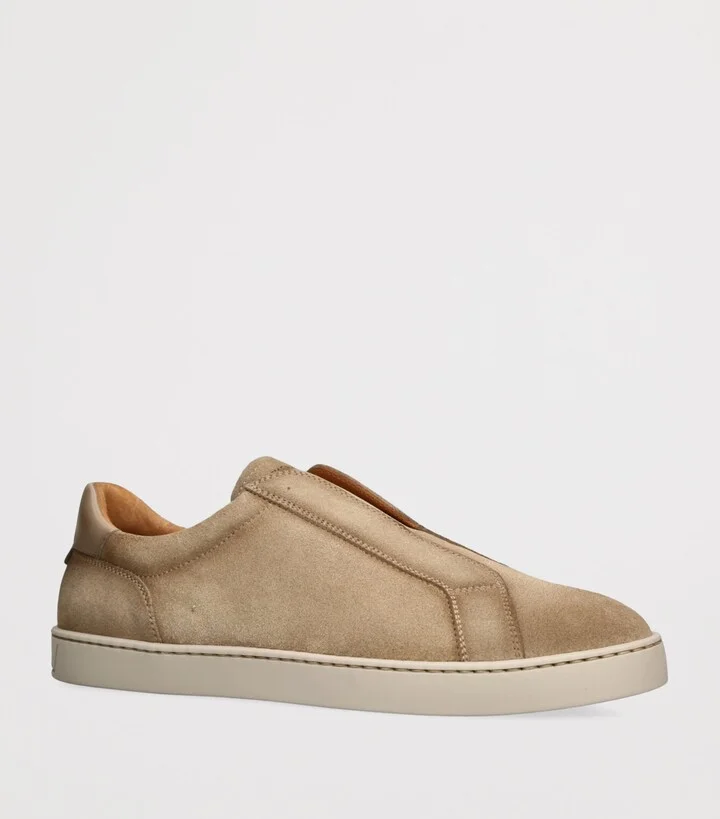 Magnanni Leather Slip-On Sneakers - Image 3