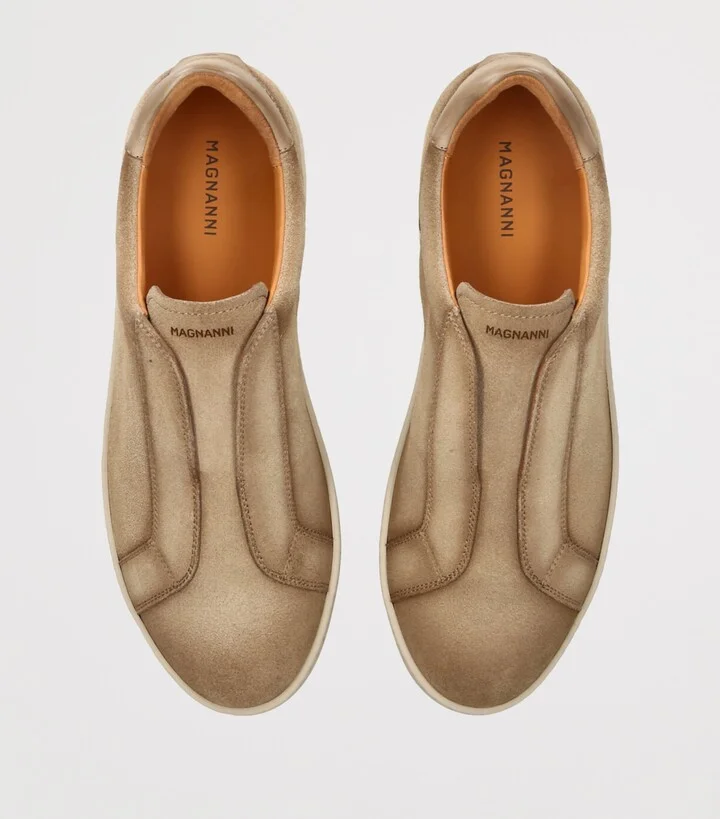 Magnanni Leather Slip-On Sneakers - Image 4