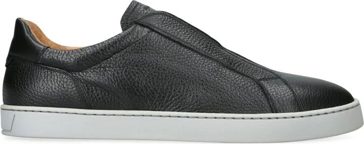 Magnanni Leather Slip-On Sneakers