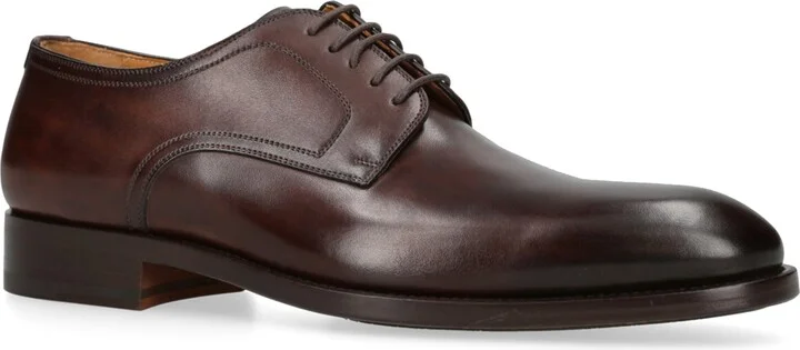 Magnanni Leather Stitch Flex Derby Shoes - Image 3