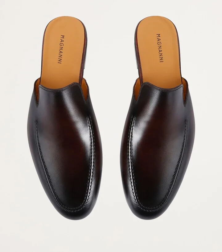 Magnanni Leather Suela Mules - Image 4