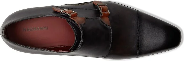 Magnanni Leros Men's Slip on Shoes Grey/Cuero : 8 M, Leather/Rubber - Image 2