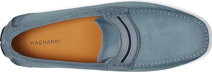 Magnanni Loira Men's Lace-up Boots Sky Blue Suede : 9 M, Leather/Suede - Image 2