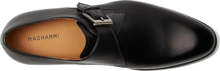 Magnanni Madras Men's Lace Up Wing Tip Shoes Black : 9 M, Leather - Image 2