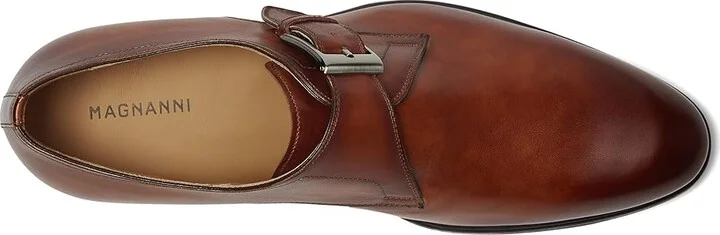 Magnanni Madras Men's Lace Up Wing Tip Shoes Cuero : 9 M, Leather - Image 2