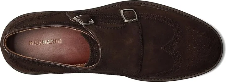 Magnanni Malachi Men's Lace-up Boots Brown Suede : 8.5 M, Leather - Image 2