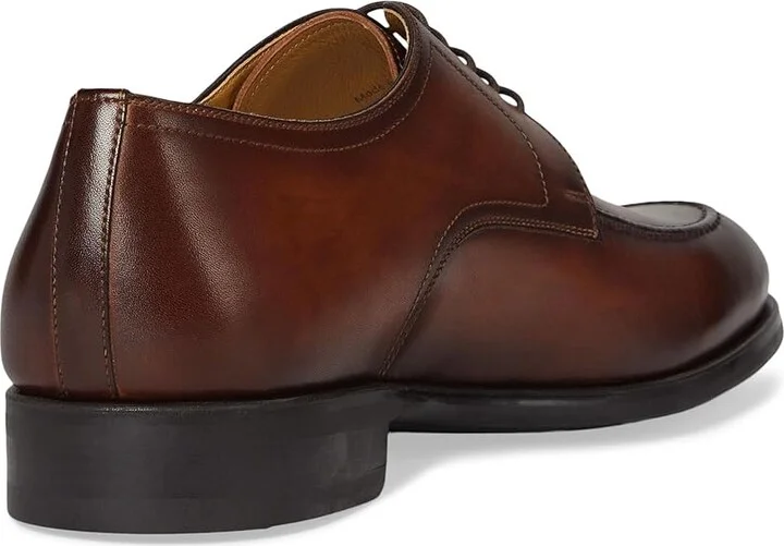 Magnanni Malta Men's Lace Up Wing Tip Shoes Cognac : 8.5 M, Leather - Image 4