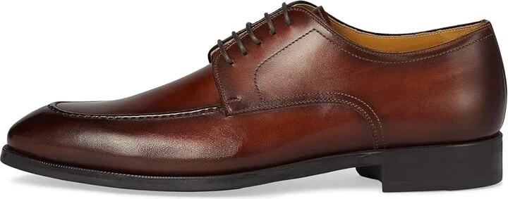 Magnanni Malta Men's Lace Up Wing Tip Shoes Cognac : 8.5 M, Leather - Image 6