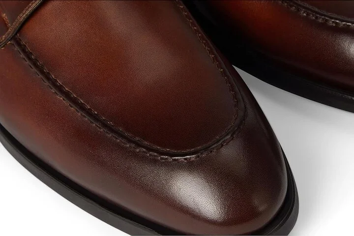 Magnanni Malta Men's Lace Up Wing Tip Shoes Cognac : 8.5 M, Leather - Image 7