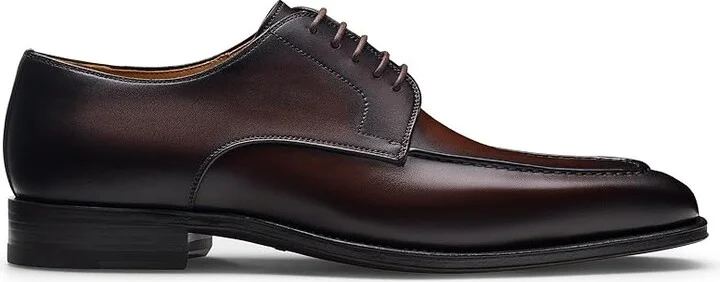 Magnanni Manchester Men's Lace Up Wing Tip Shoes Brown : 10 M, Leather/Rubber - Image 4