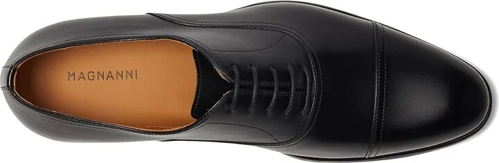Magnanni Marcona Men's Lace Up Wing Tip Shoes Black : 10.5 M, Leather - Image 2