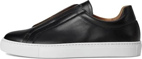 Magnanni Mocasin Elastic Men's Shoes Black : 9.5 M, Leather - Image 6