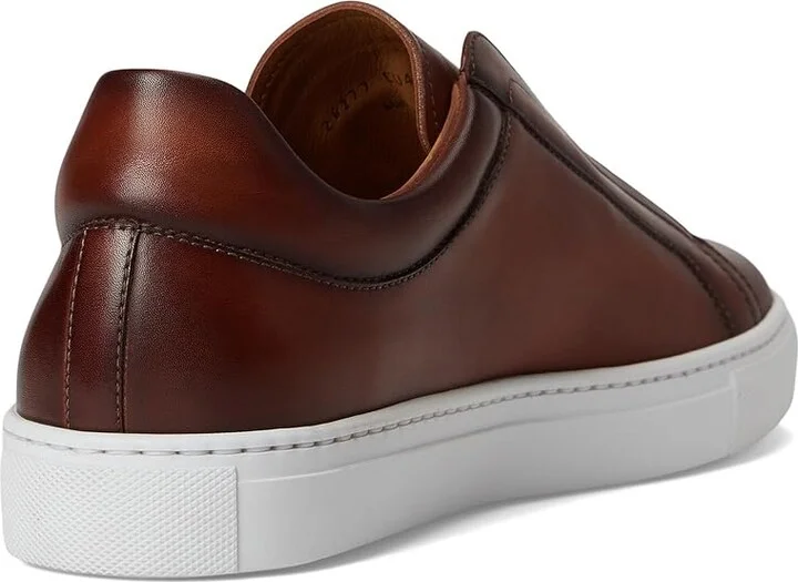 Magnanni Mocasin Elastic Men's Shoes Cognac : 7.5 M, Leather - Image 4