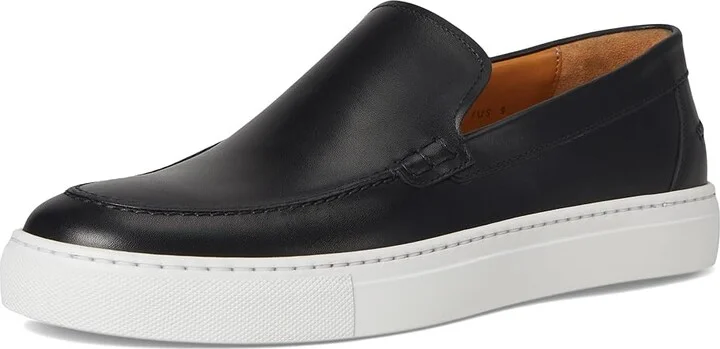 Magnanni Mocasin Slip Men's Shoes Black : 8.5 M, Leather - Image 5