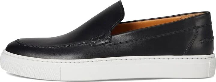 Magnanni Mocasin Slip Men's Shoes Black : 8.5 M, Leather - Image 6
