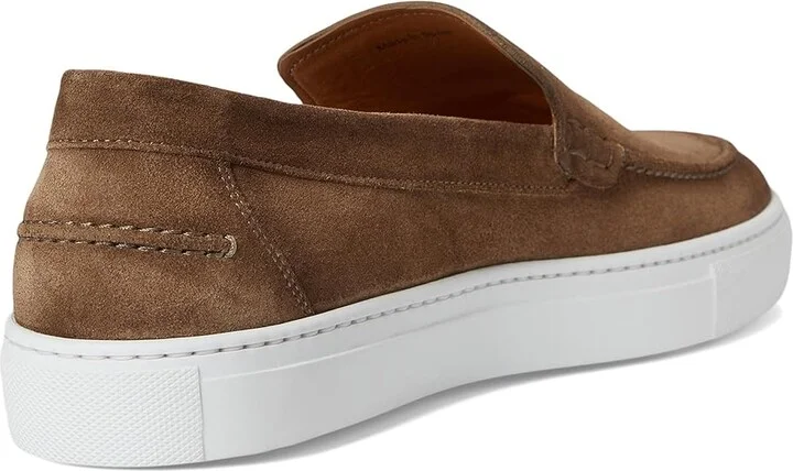 Magnanni Mocasin Slip Men's Shoes Castoro Suede : 7.5 M, Leather - Image 4